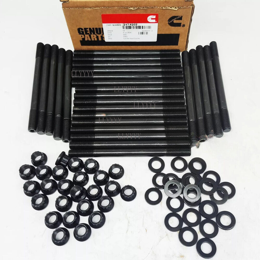 Cummins Cylinder Head Stud Kit 247-4202 for 98-18 Dodge 24v Diesel 5.9L 6.7L