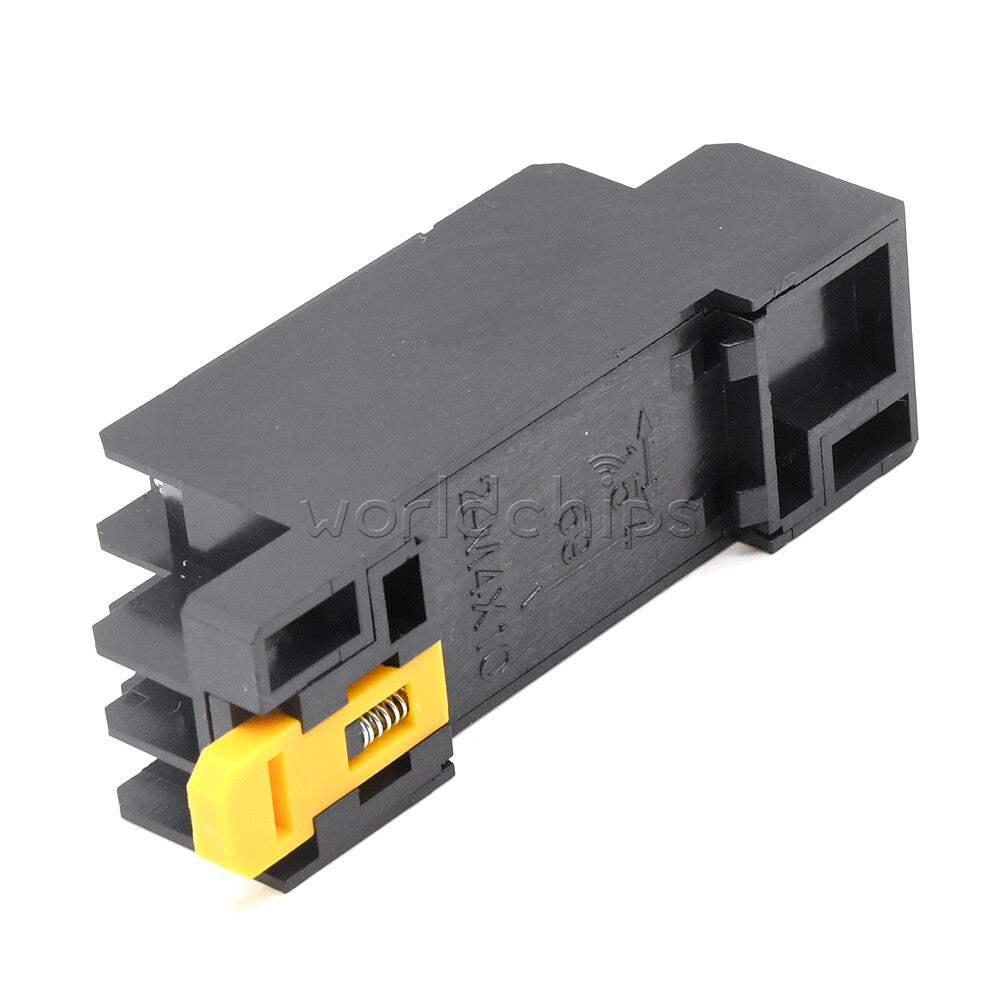 10PCS DC12V DC Coil Power Relay LY2NJ DPDT 8 Pin HH62P JQX-13F With Socket Base