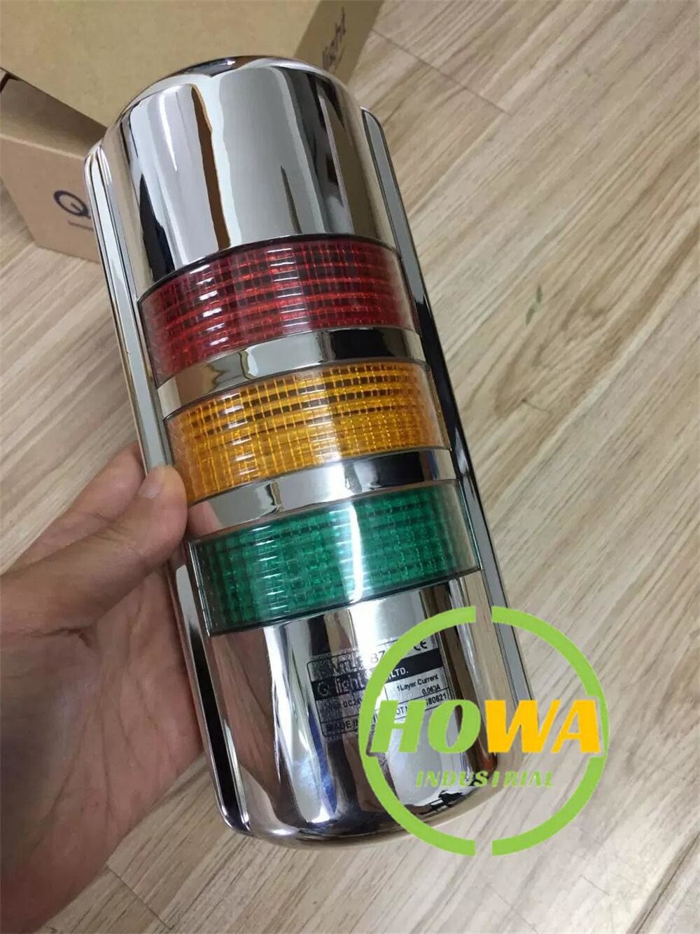 1/piece  Q-LIGHT Three Color Warning Light SWTLF-BZ-3 DC24V RAG