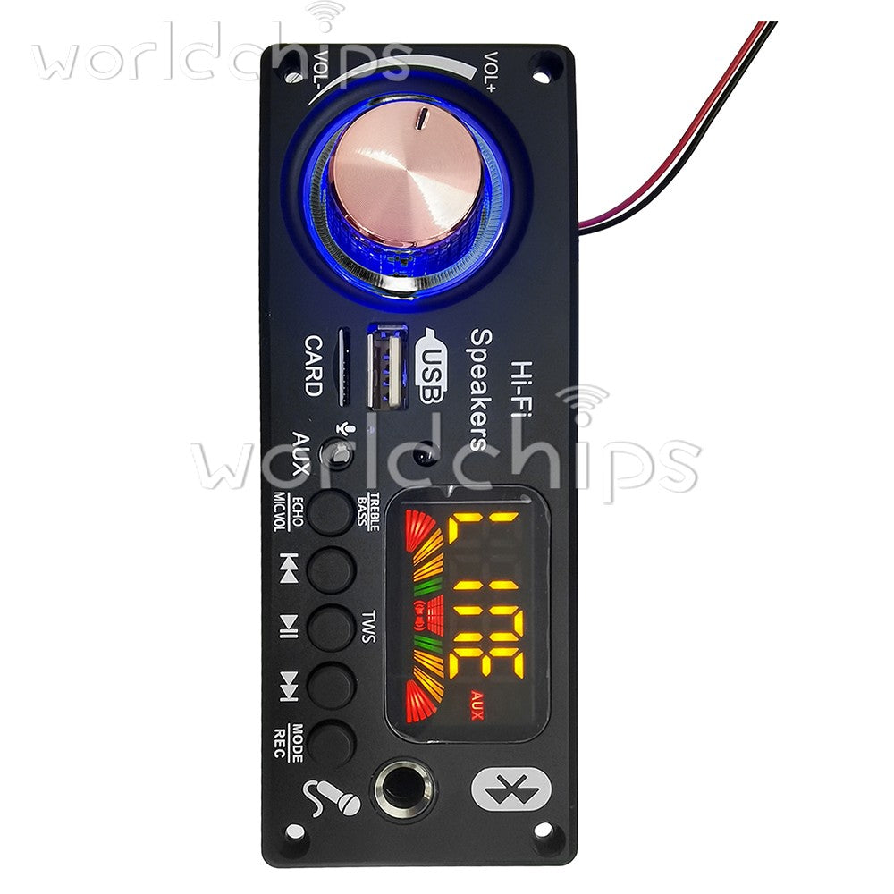 DC 12V Bluetooth Car Audio MP3 Decoding Board TPA3116D2 Amplifier 2 * 50W+100W