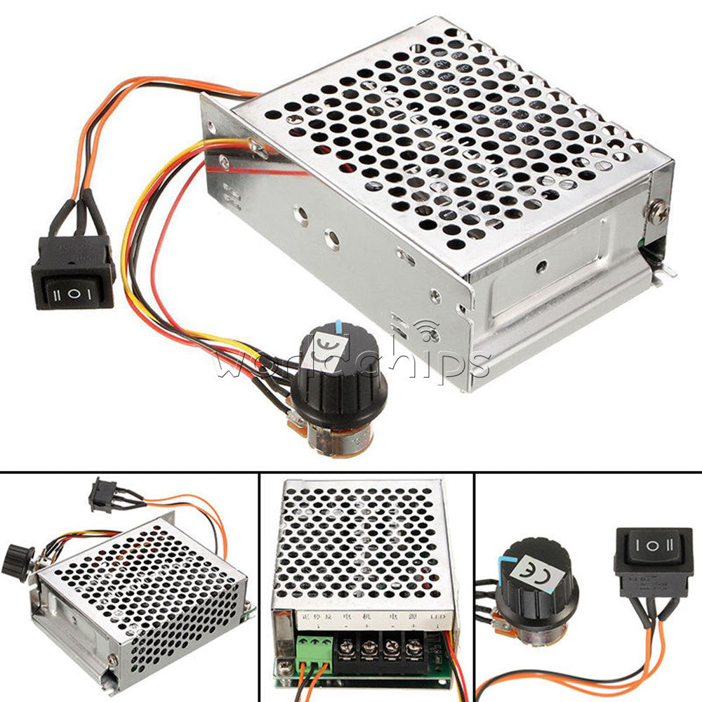 40A 10-50V PWM DC Motor Speed Control Controller CW CCW Reversible Pulse Driver