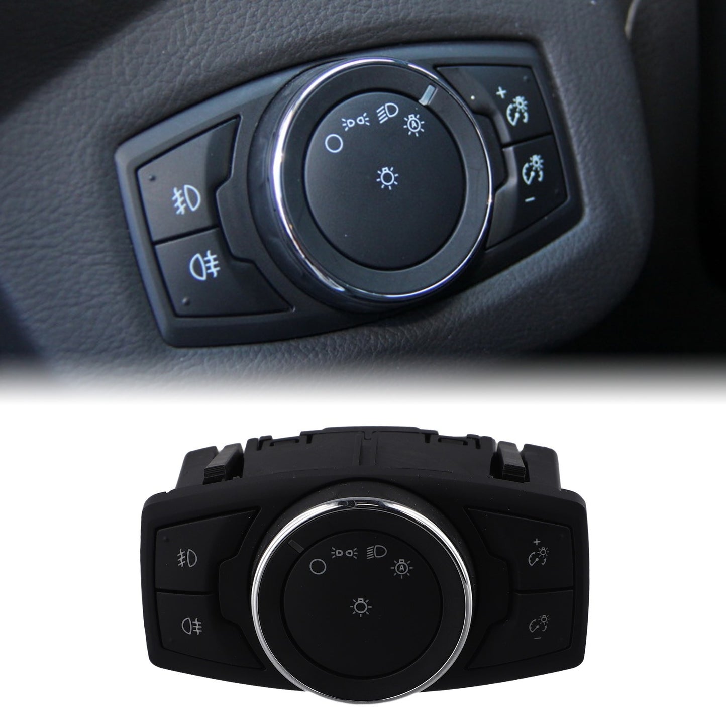 Black Car Headlight Switch for Ford For Mondeo V 2014 2019 DG9T 13D061 FEW