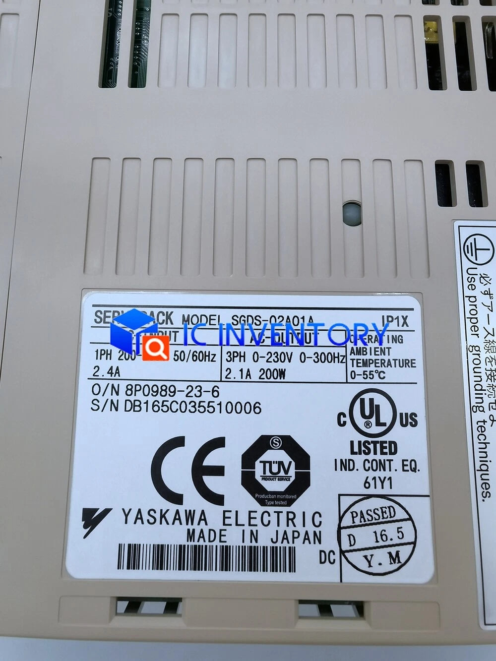 1PCS  Yaskawa servo driver SGDS-02A01A #P