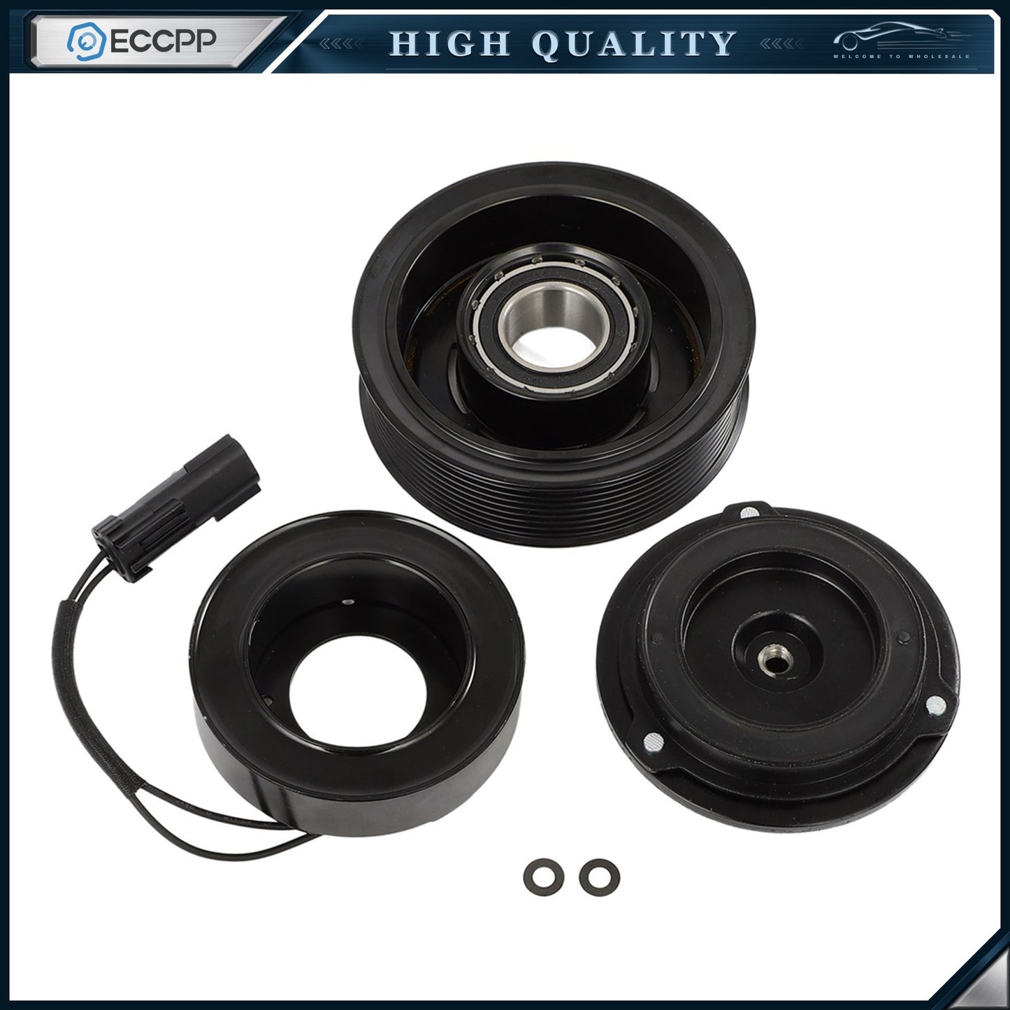 AC A/C Compressor Clutch Kits For Dodge Ram 2500 2010 Ram 2500 6.7L 2011-2024