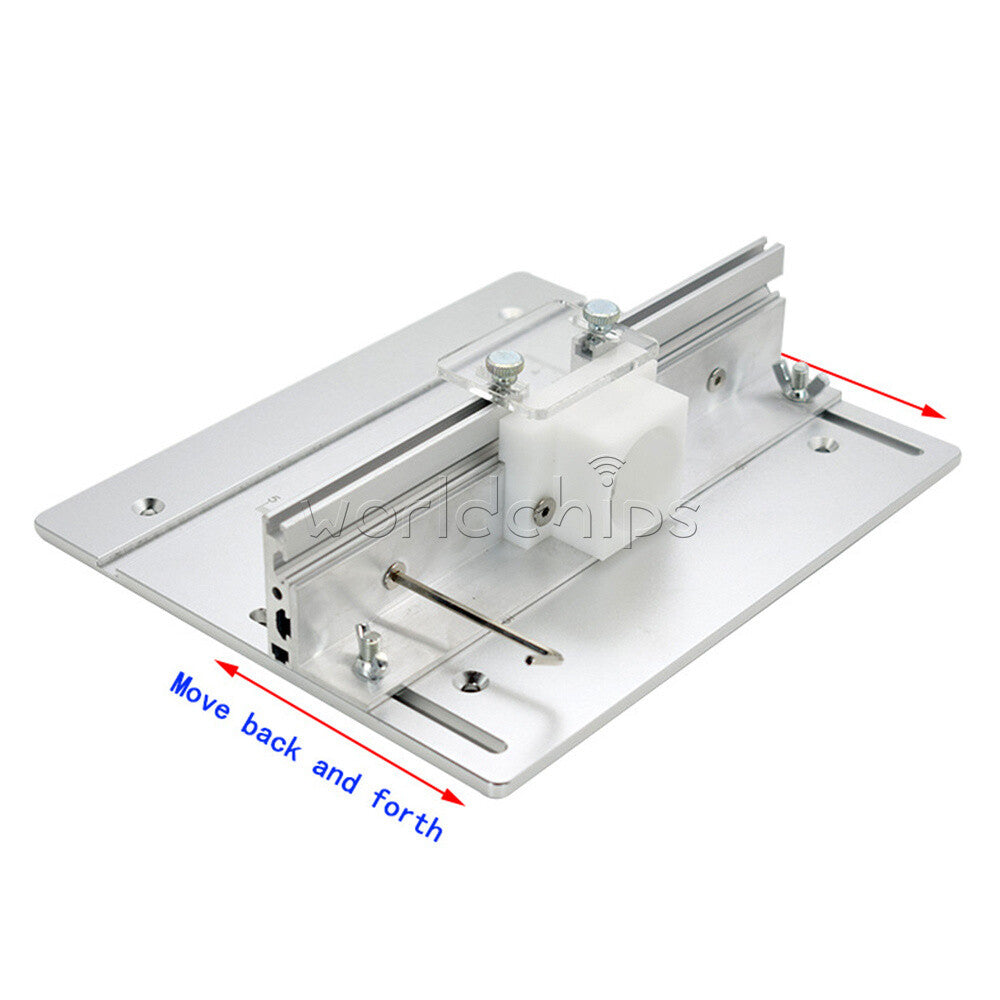 Router Table Insert Plate Woodworking Benches Aluminum Profile Fence Brackets