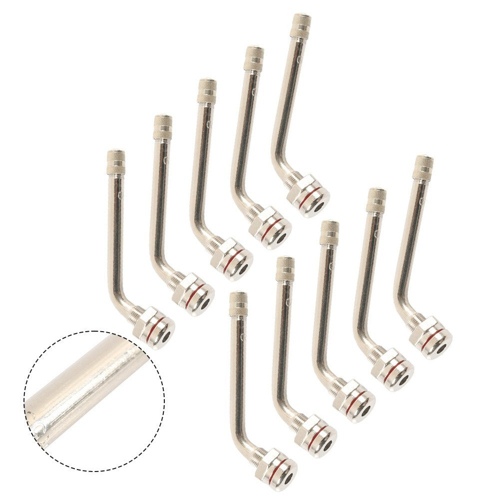10 Truck Tire Valve Stem Extensions TR545D 60 Degree for Aluminum Wheels