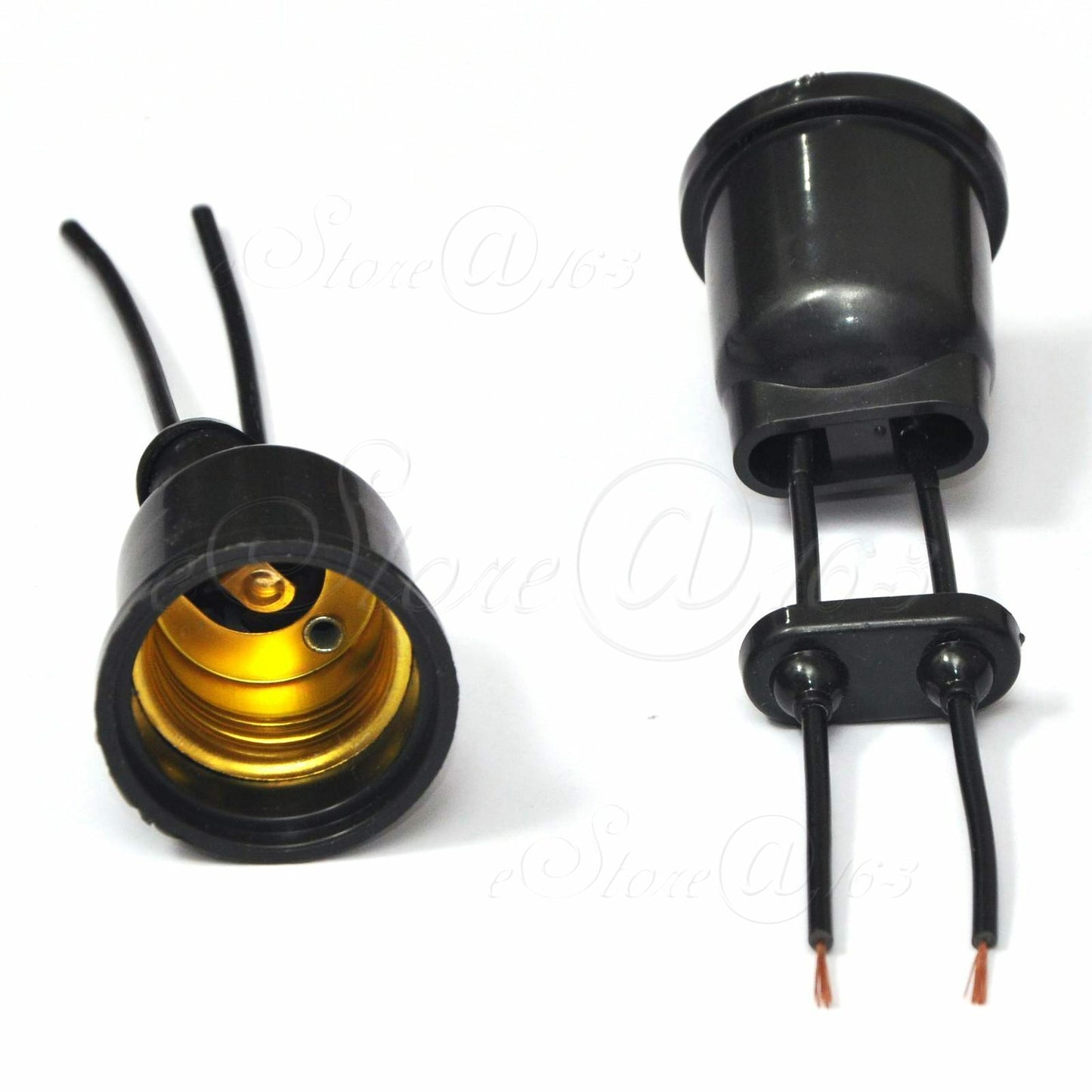 2x Waterproof  E27 Screw Droplight Bulb Pendant Outdoor Garden Lamp Base Holder
