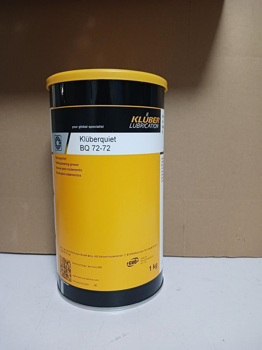 KLUBER Lubrication Kluberquiet BQ 72-72 Grease 1Kg  free ship