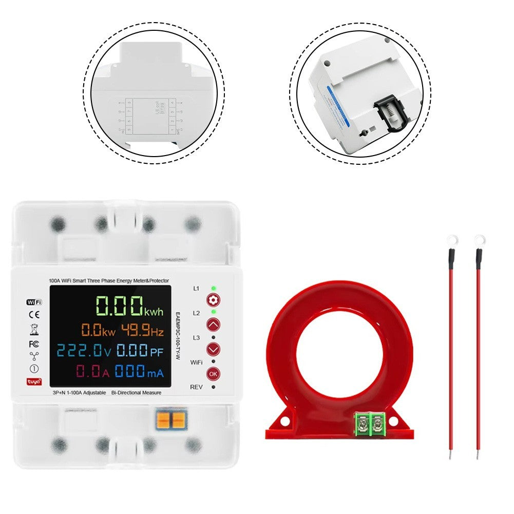 Smart Energy Meter with Digital Display and Voice Control Capabilities