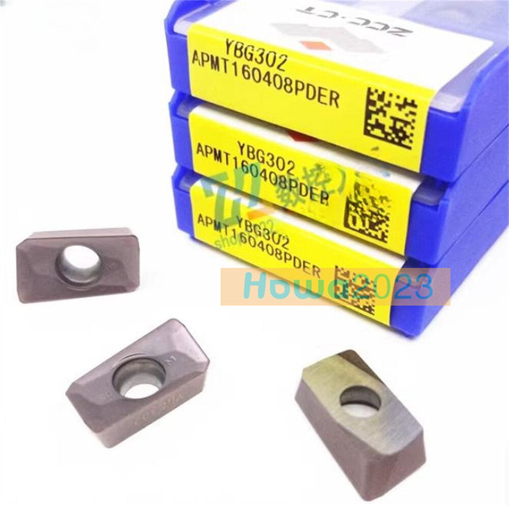 10PCS/box ZCC.CT APMT160408PDER YBG302 Square CNC Milling Blade Carbide Insert