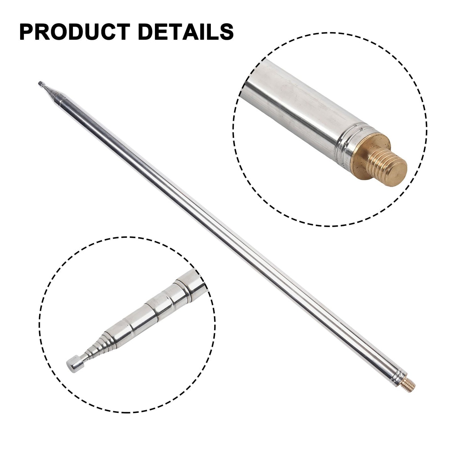 Professional Grade GP/Telescopic Antenna 5 6M/18 4FT For Ham Radio Antenna /