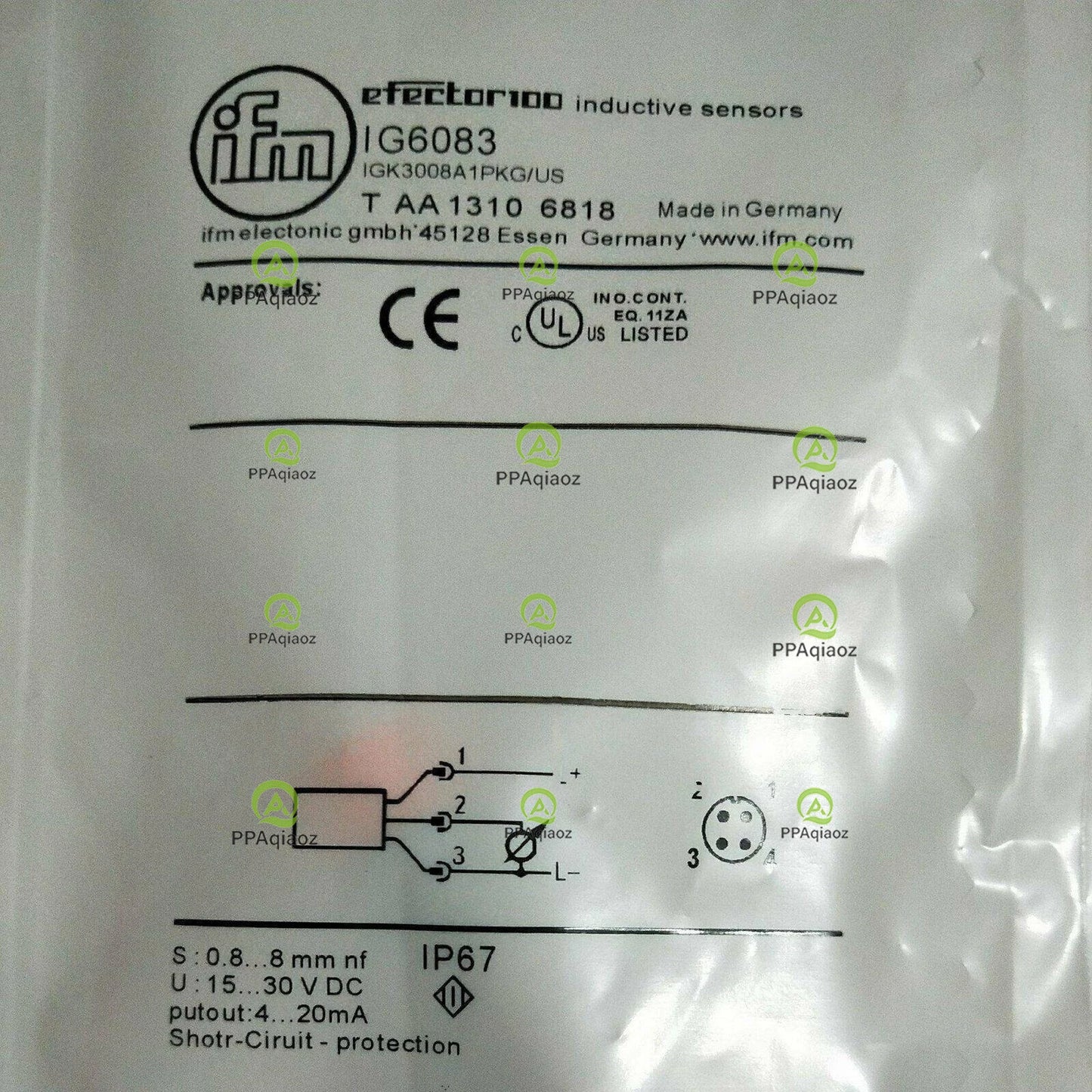 1PCS  IFM IG6083 Proximity Switch Sensor Free Shipping