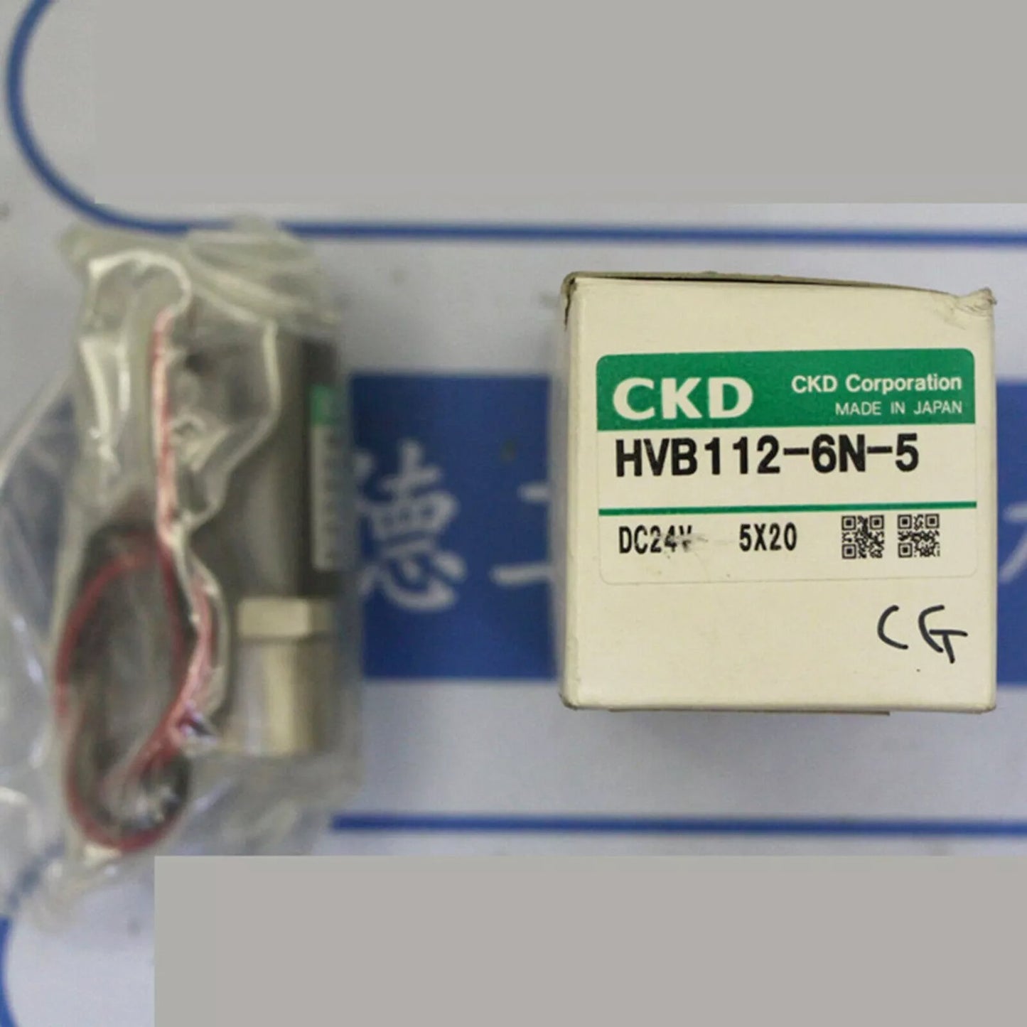 1PC CKD HVB112-6N-5 DC24V Solenoid Valve  HVB112-6N-5-DC24V  Fast delivery