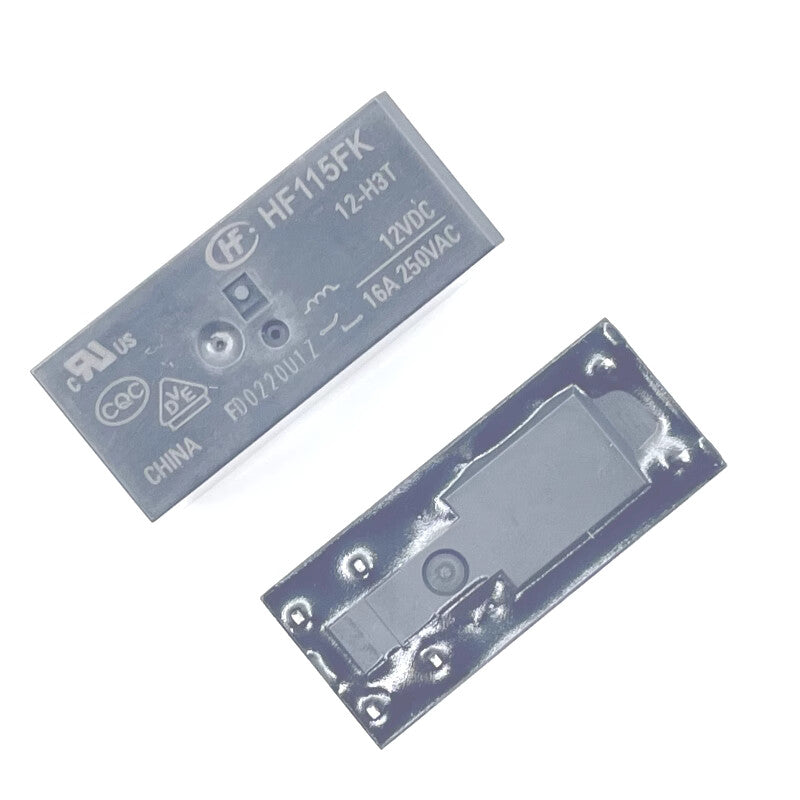 10Pcs  HF115FK-12-H3T 12VDC One Set of Normally Open 6-pin 16A250VAC HF Relay