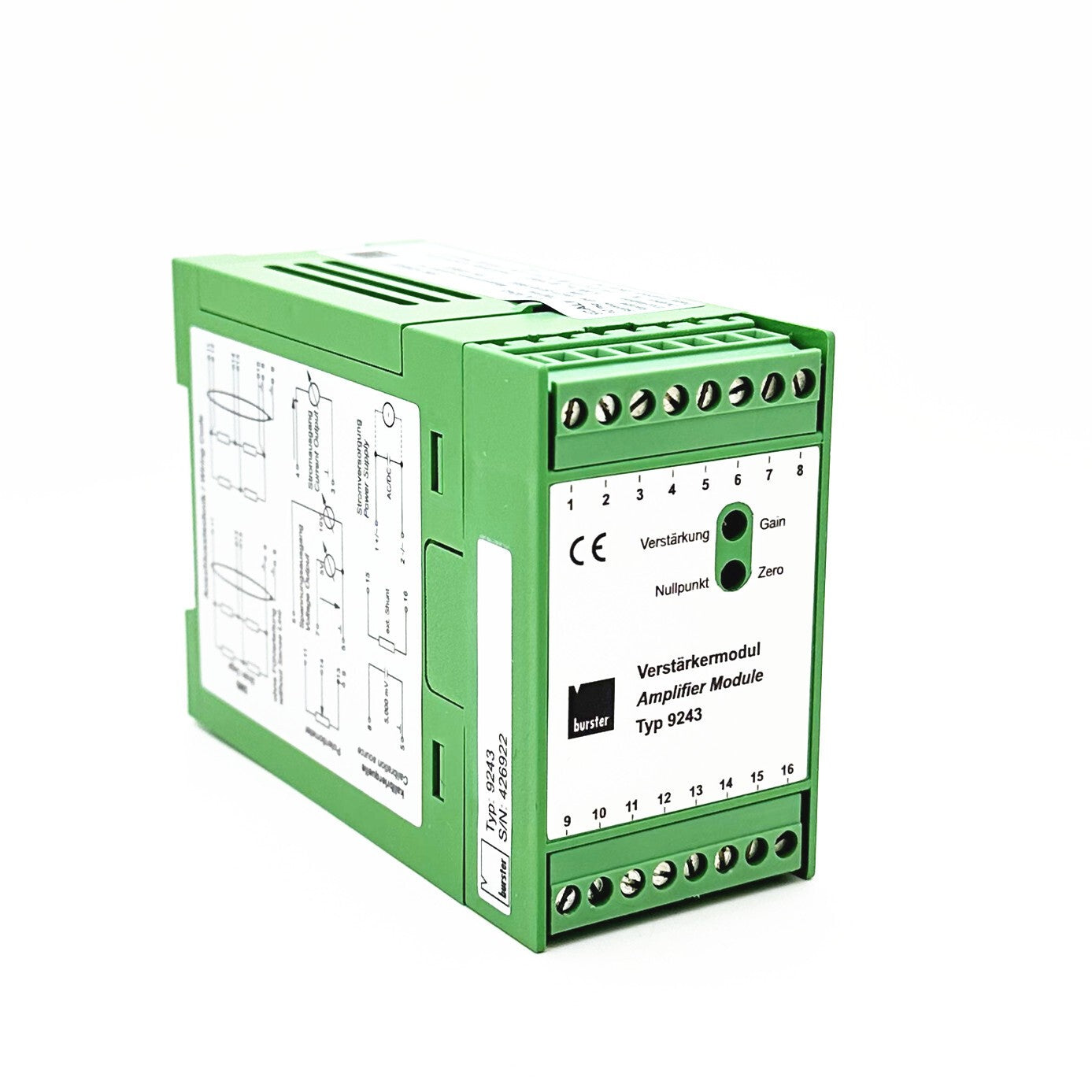 1pcs Burster Sensor Typ 9243 Signal Amplifier