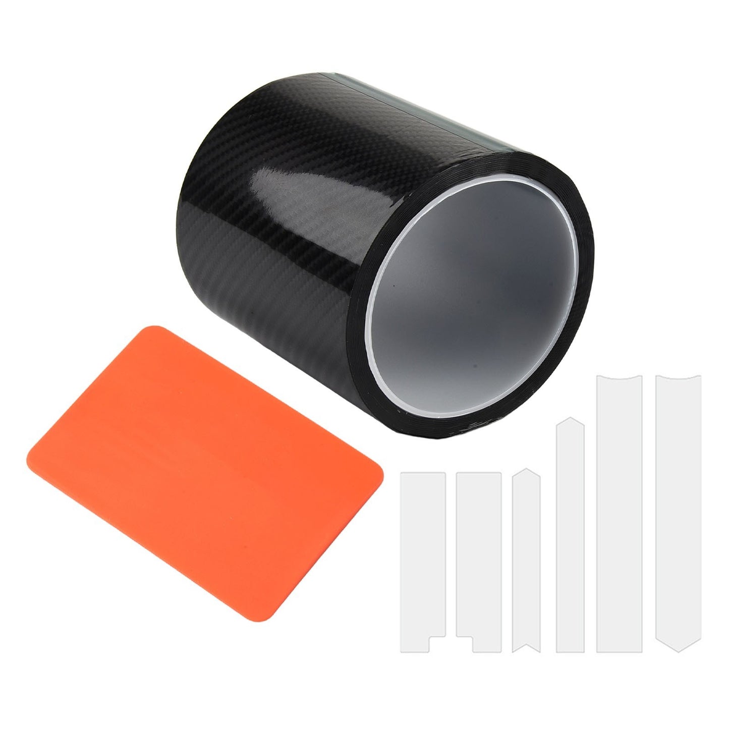 Lightweight yet Strong 300cm Bike Frame Protection Tape in Cool Carbon Style