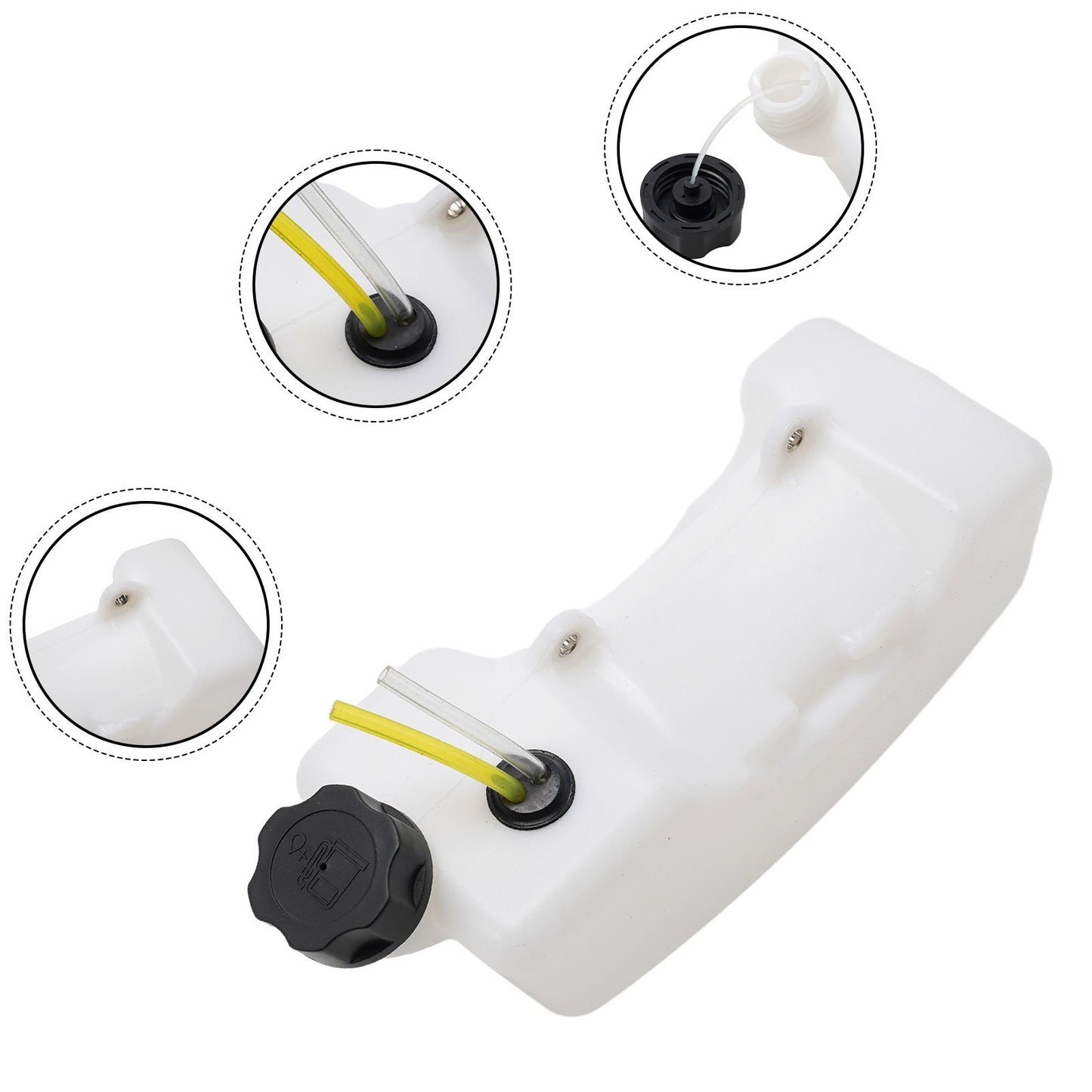 For 43cc 49cc 52cc 55cc Brush Cutter Fuel Tank Replacement Cap and Tube