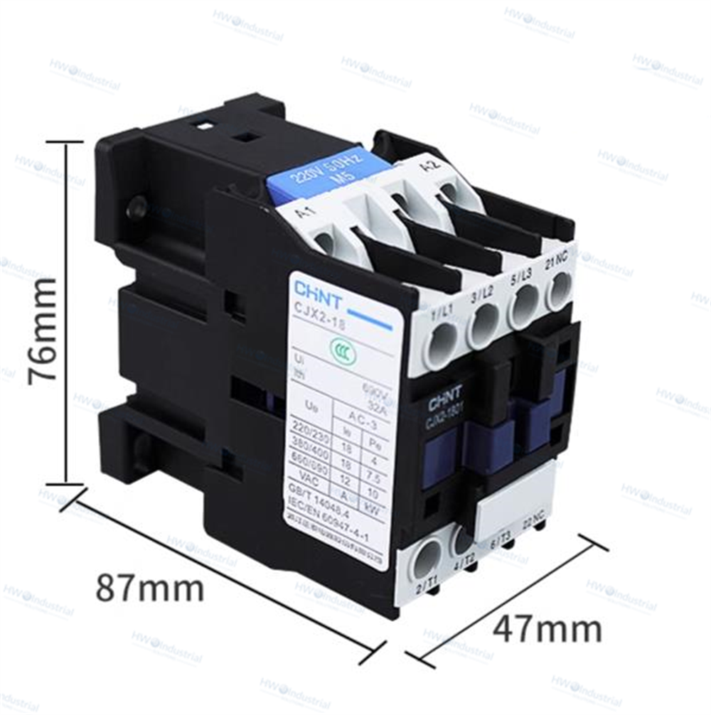 1/Piece CJX2-1801 CJX21801 AC110V AC220V AC380V  CHNT AC Contactor