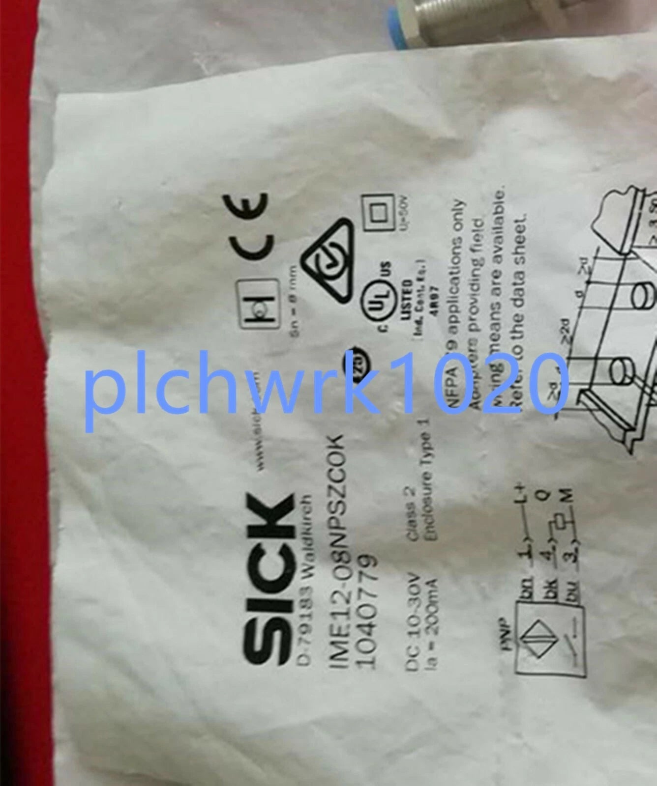 1 PCS  SICK proximity switch 1040779 IME12-08NPSZC0K #P