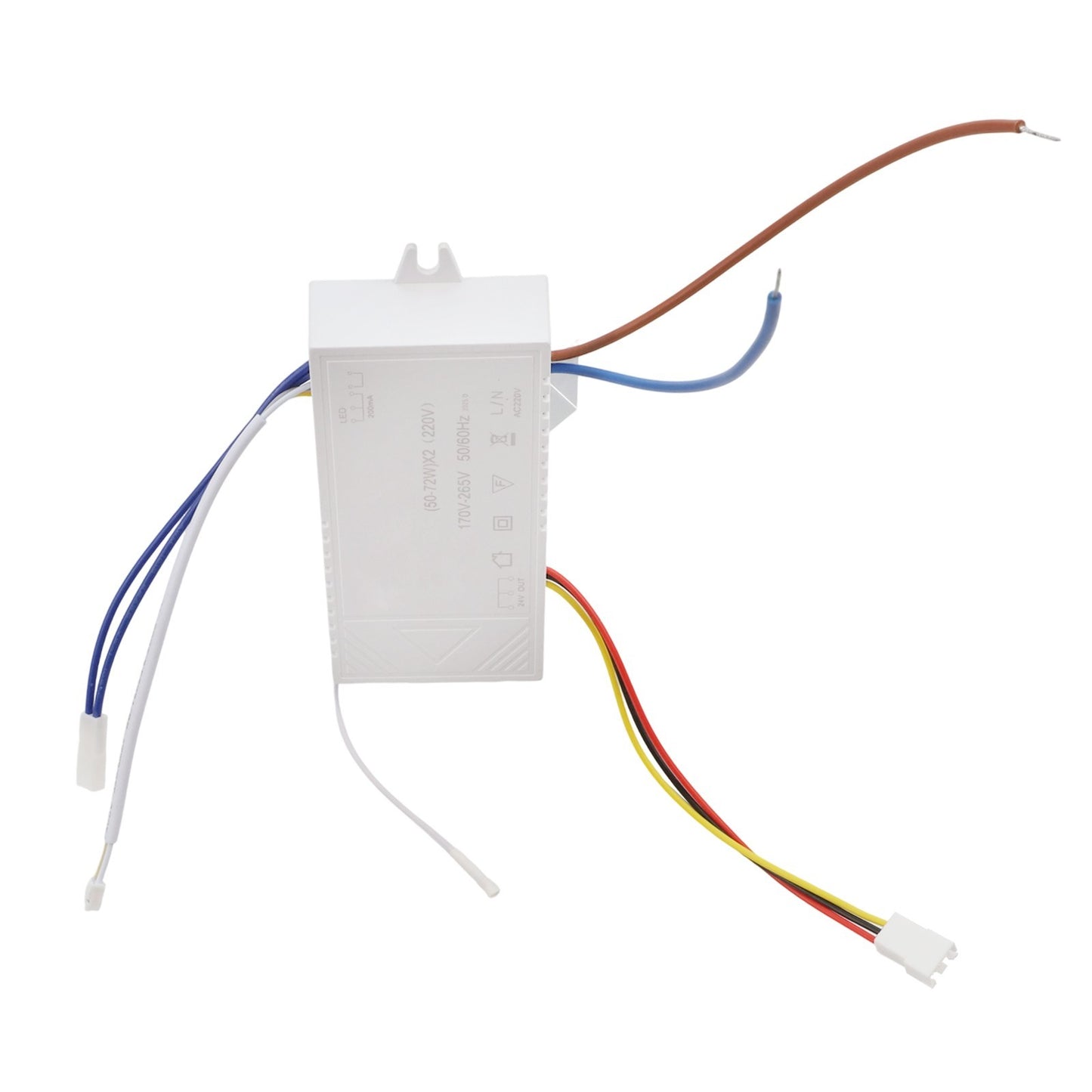 LED Ceiling Fan Remote Control 6 Speeds Light Adjustment Battery Monitor