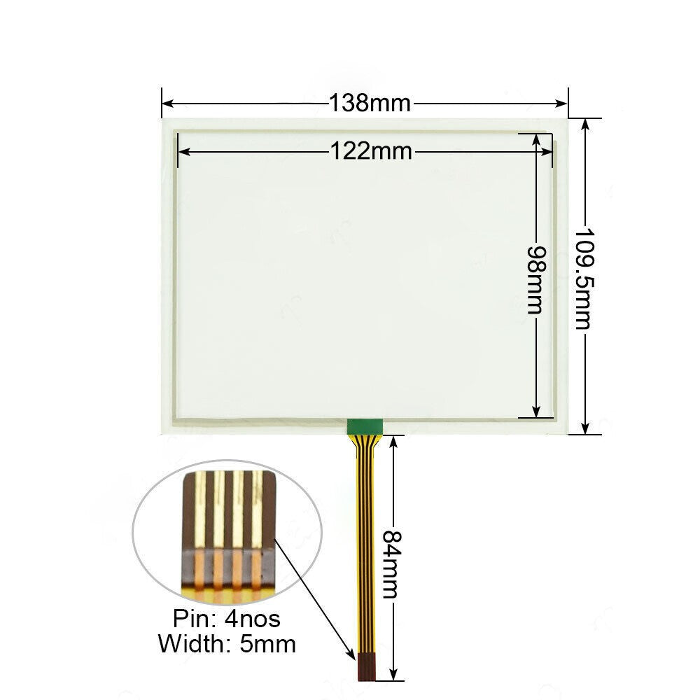 Touch Screen+Protective Film Overlay For XV-252-57CNN-1-1K