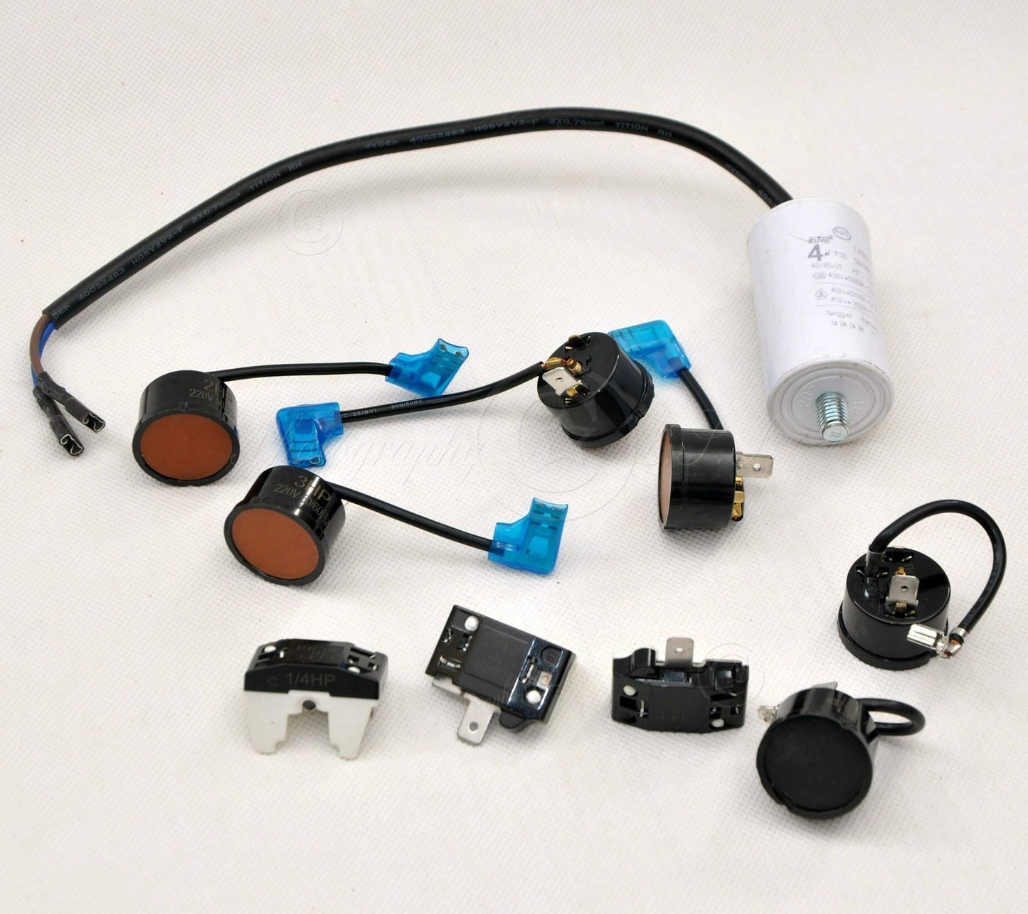 1/2,1/3,1/4,1/5,1/6,1/8,3/8 HP Refrigerator Washer Thermal Overload Protector