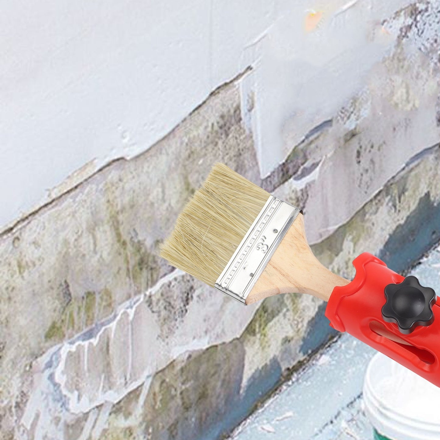 Paint Roller Rod Extension 1 7M with Multi Angle Holder for Walls and Ceilings