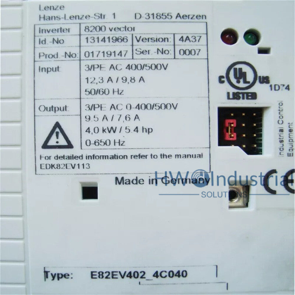 1/Piece LENZE Inverter E82EV402K4C040 E82EV402_4C040 Frequency Converter