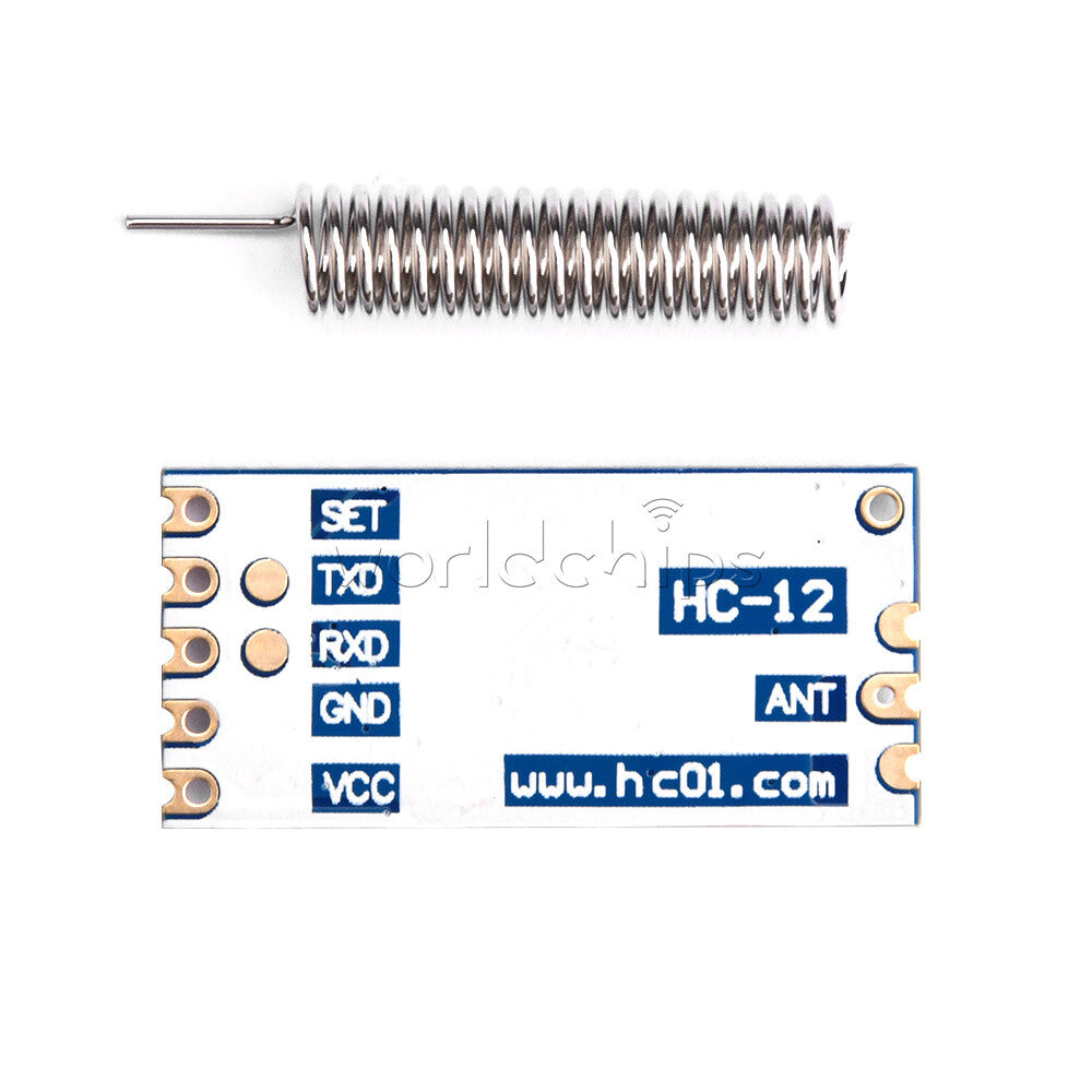 10PCS 433Mhz HC-12 SI4438 Wireless Serial Port Module 1000m Replace Bluetooth