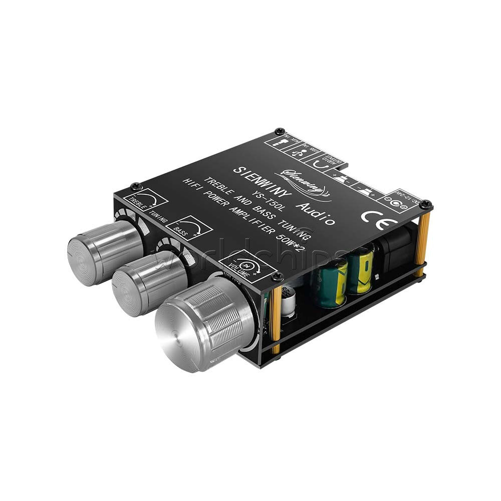 YS-T50L HiFi AUX Audio Bluetooth 5.1 Stereo Digital Power Amplifier Board Module