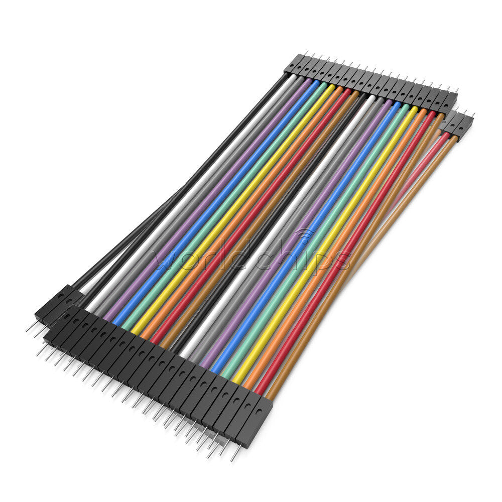 10PCS Dupont Wire Jumper Cables 40pin*20cm 2.54MM Male to Male 1P-1P For Arduino