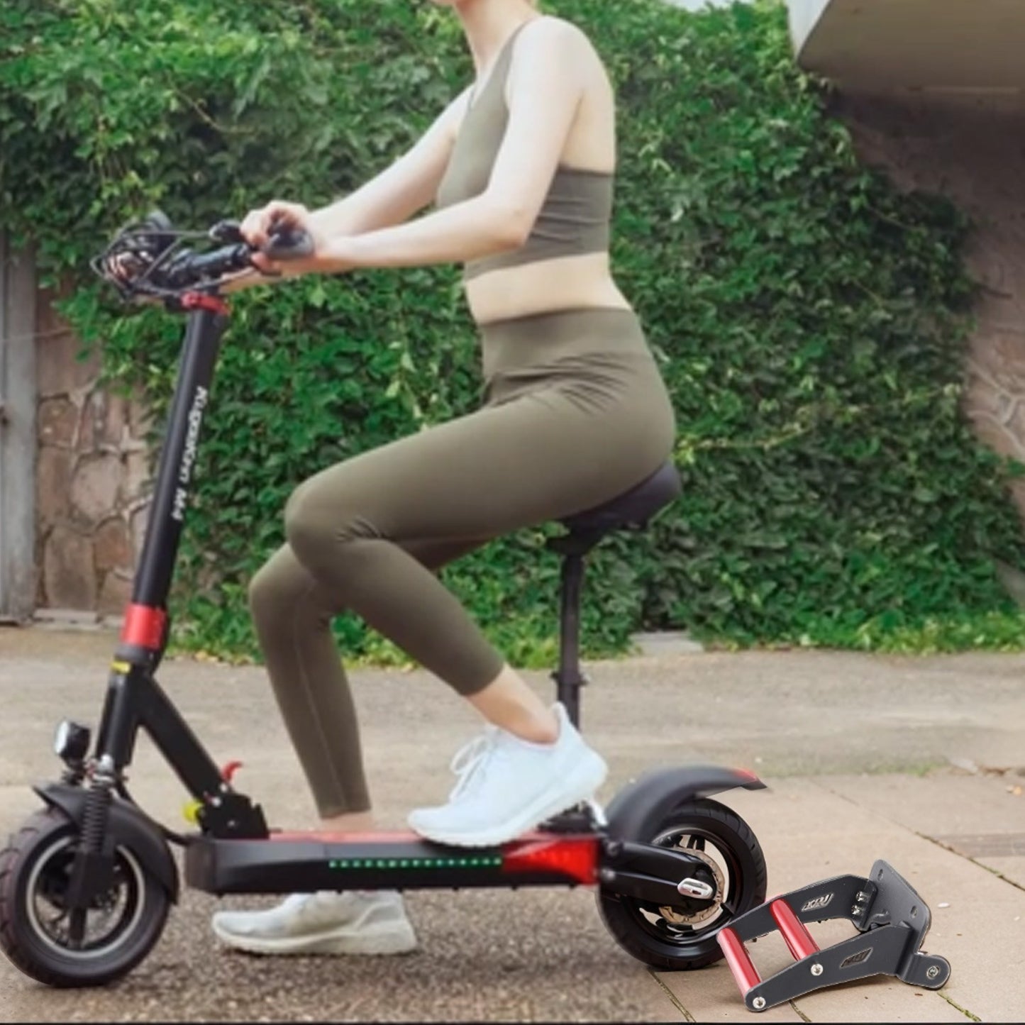 Elevate Your Scooter Performance with Aluminum Alloy Rear Foot Support