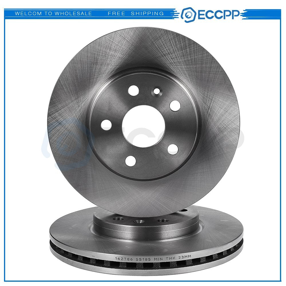2 Front Brake Rotors For Chevy Cruze Limited Sonic Volt