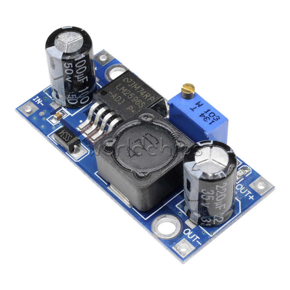 10PCS DC-DC 4V-35V 1.23V-30V LM2596 Power Supply Buck Step down Converter Module