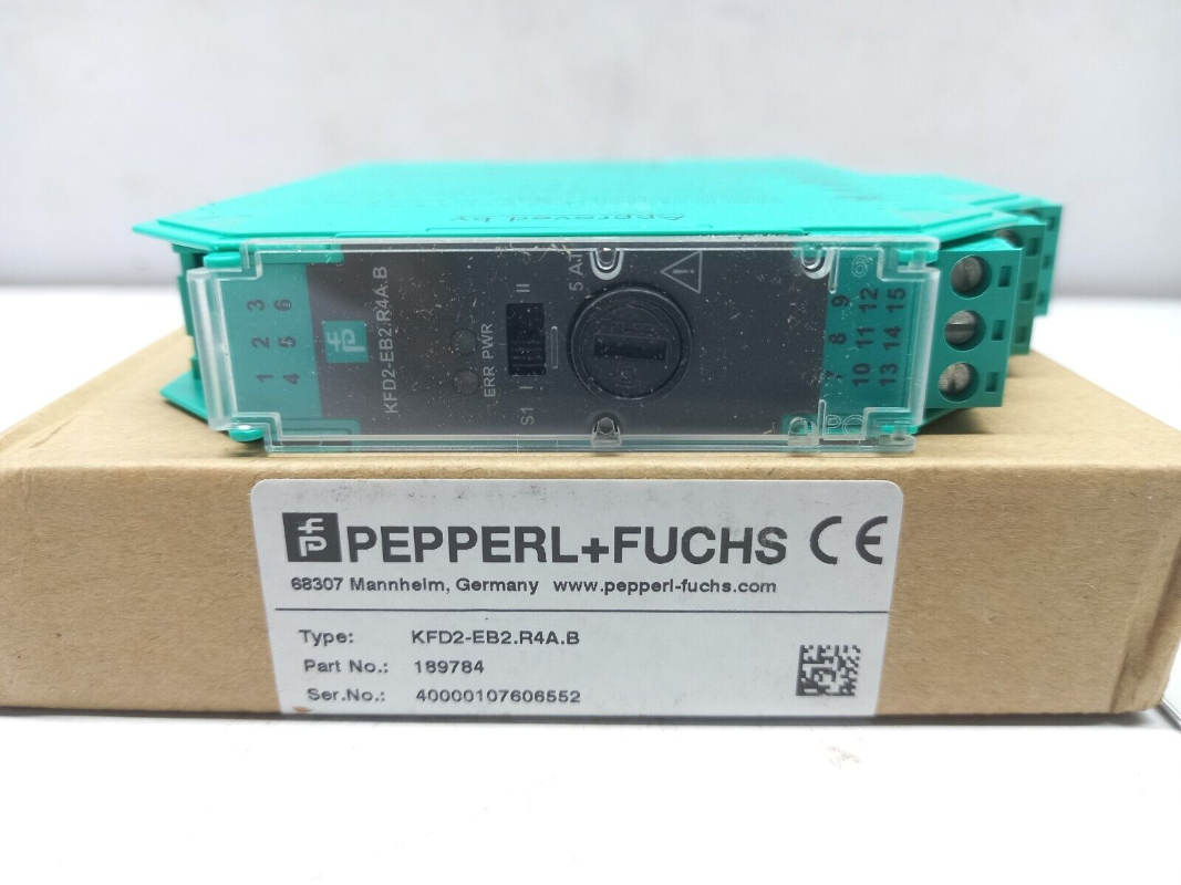1pcs PEPPERL+FUCHS Safety Barrier KFD2-EB2.R4A.B