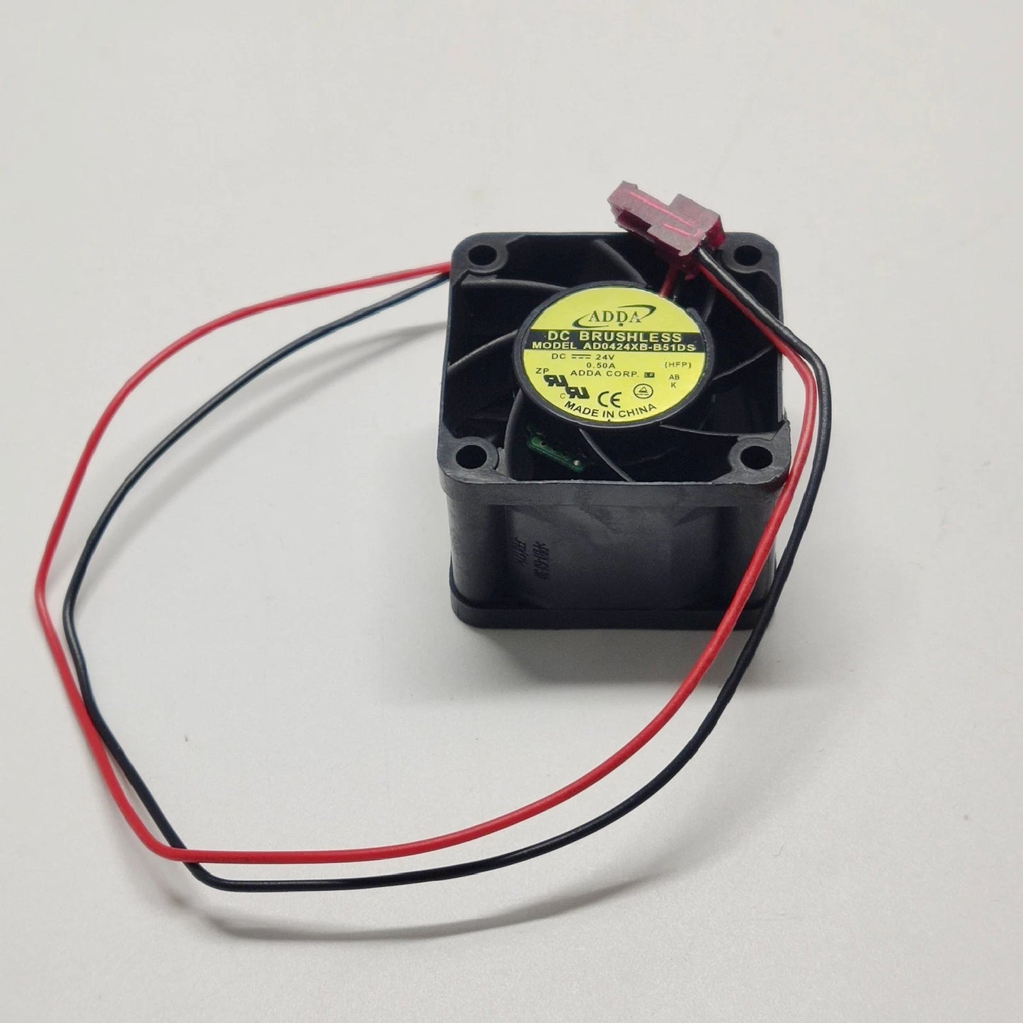 1x   Fan AD0424XB-B51DS  24V 0.50A 4028 4cm 2 pin inverter cooling  fan
