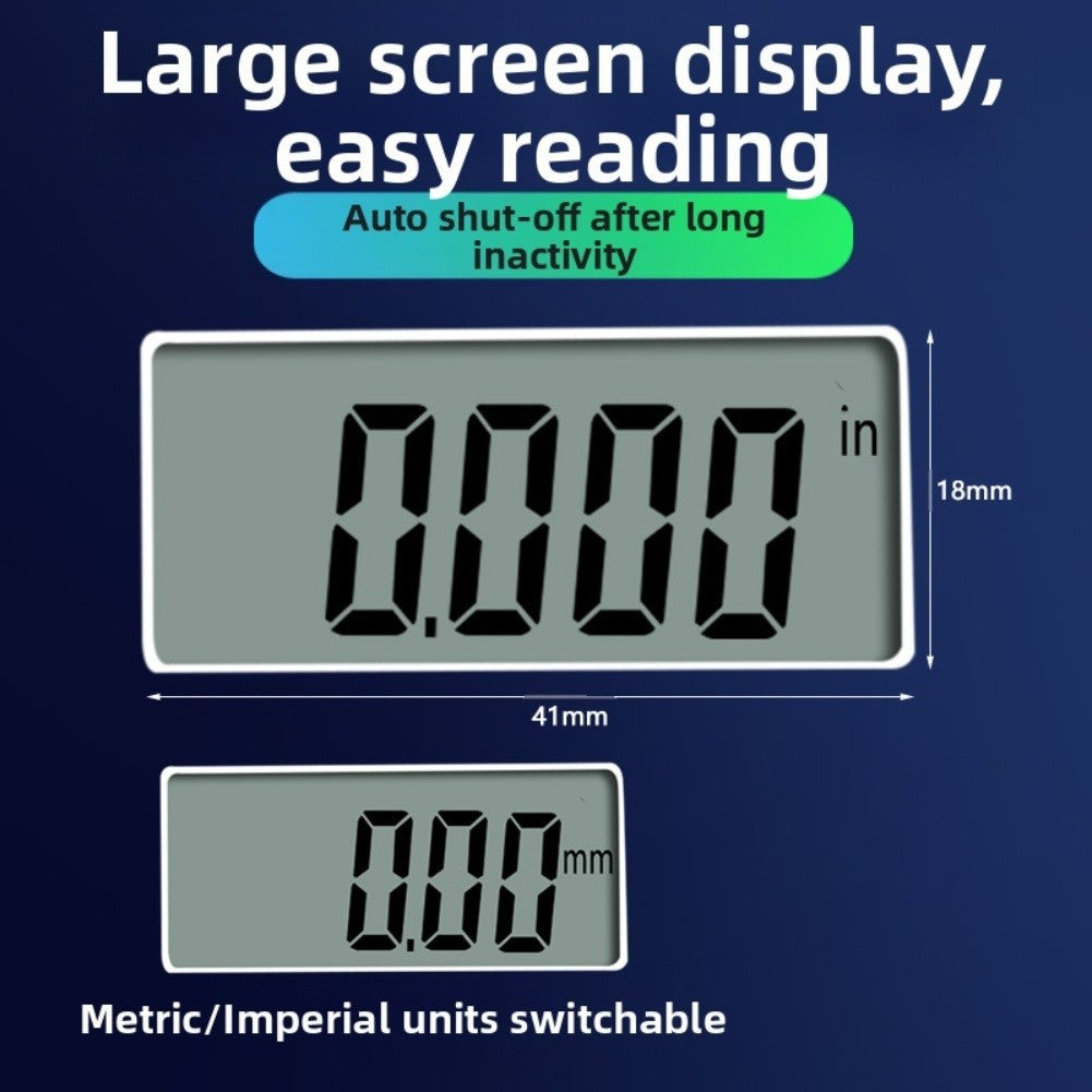 Digital Indicator with Measuring Range up to 12 7mm and Switchable Units