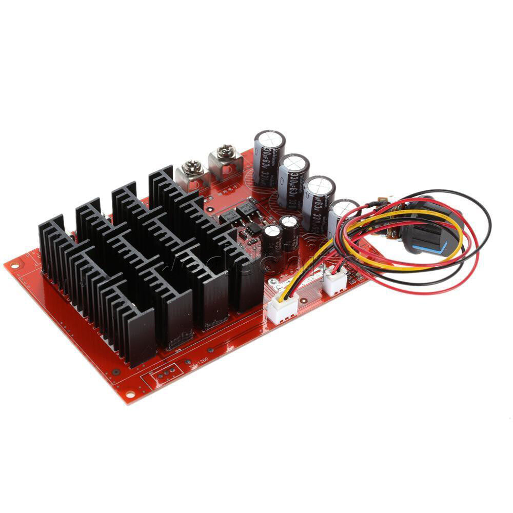 10-50V 60A Motor Speed Control PWM HHO RC Controller 12V 24V 48V 3000W W/ Case
