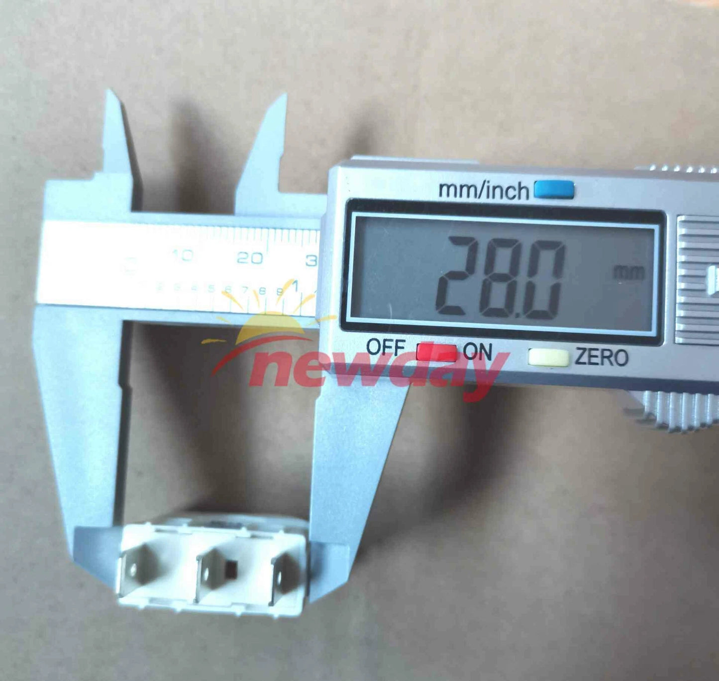 2PC DEFOND white Rocker switch DRX-1112 8A 250V   green Lamp 3 pin 2 positions