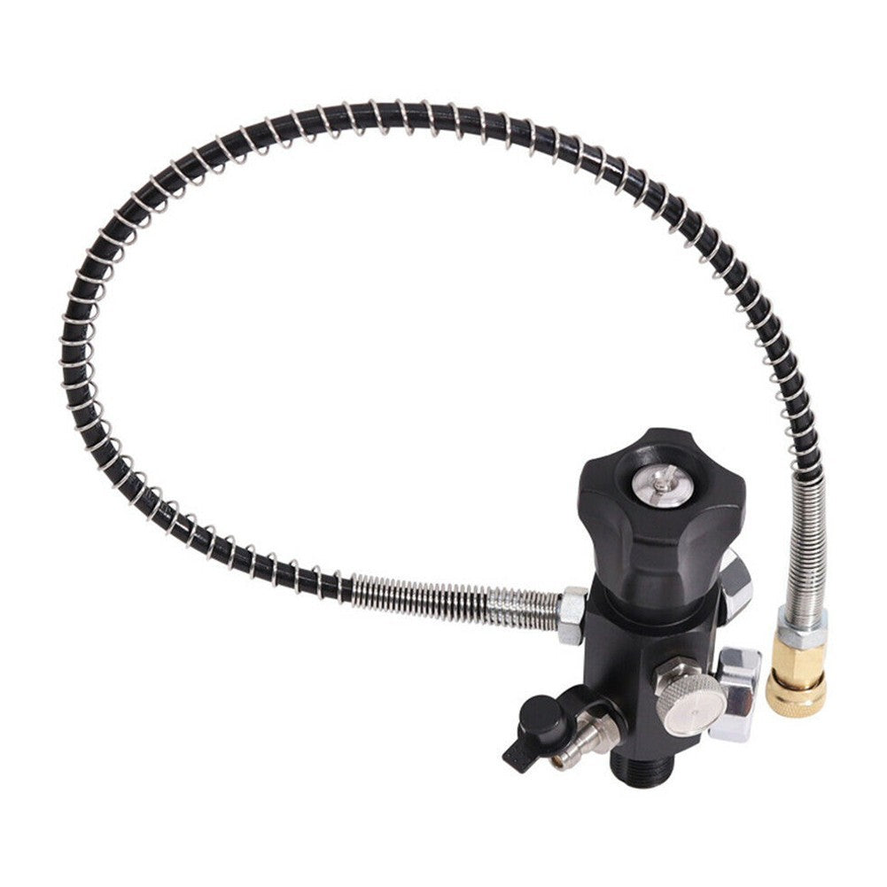Pumps Adapter 1 PC 6 Mm 6000psi 7/8 - 14 UNF Charging Valve Dual Gauge