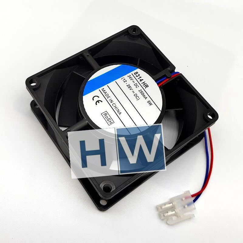 1PC for 2-wire 8314HR 8032 24V 250mA  6.0W 8CM Inverter Equipment Cooling Fan