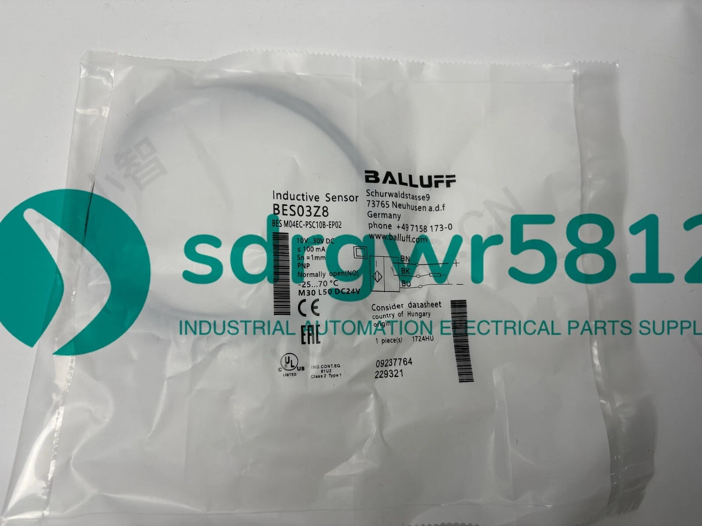 1PCS  BALLUFF BES M04EC-PSC10B-EP02 M04EC-PSC10B-EP02 Sensor&Proximity Switch