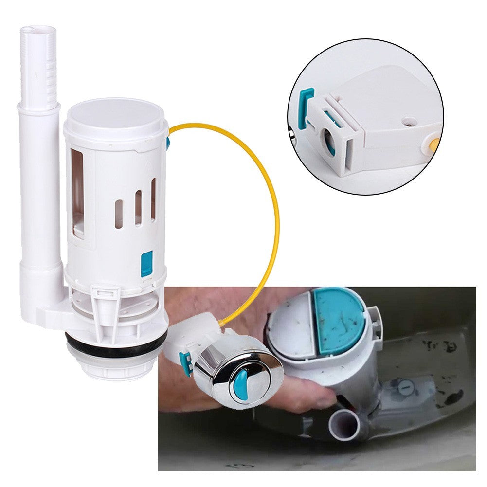 Quick and Easy Installation of Dual Flush Valve Push Button for Toilet Cistern