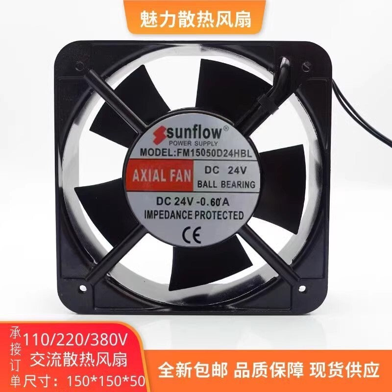 sunflow FM15050D24HBL DC24V 0.06A Ball Axial Inverter Cooling Fan