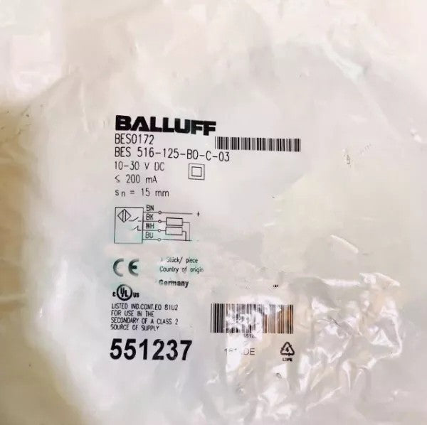1pcs  BALLUFF proximity switch BES0172 BES 516-125-B0-C-03