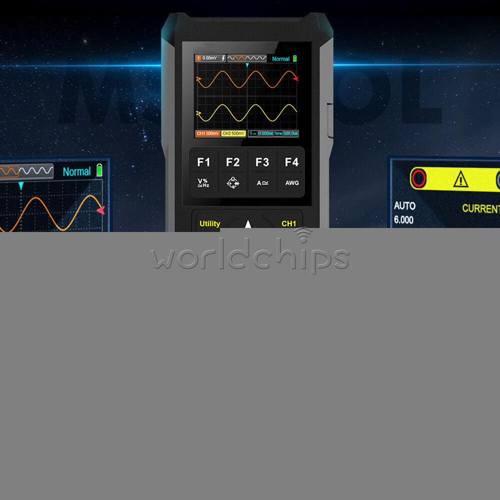 ET202D 3in1 Oscilloscope Multimeter Dual Channel 250MSa/s Handheld Oscilloscopes