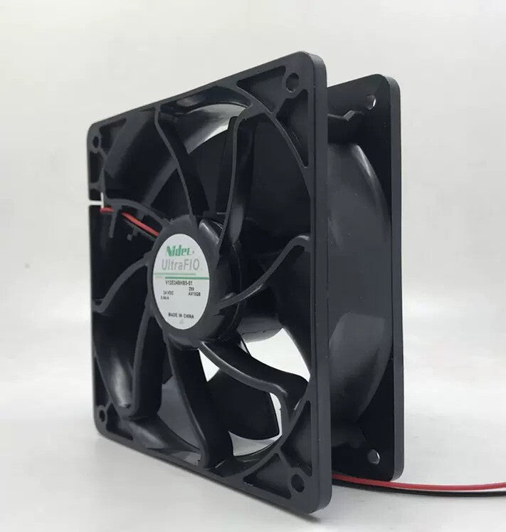 1/piece NIDEC V12E24BHB5-51 2-wire 24V 0.64A 12038 12CM  inverter Cooling Fan