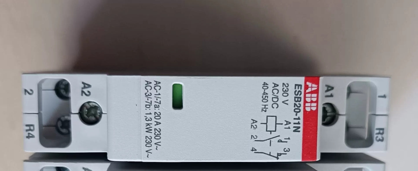 1/Piece ESB20-11N-06 Coil Voltage 230V ABB Building Contactor
