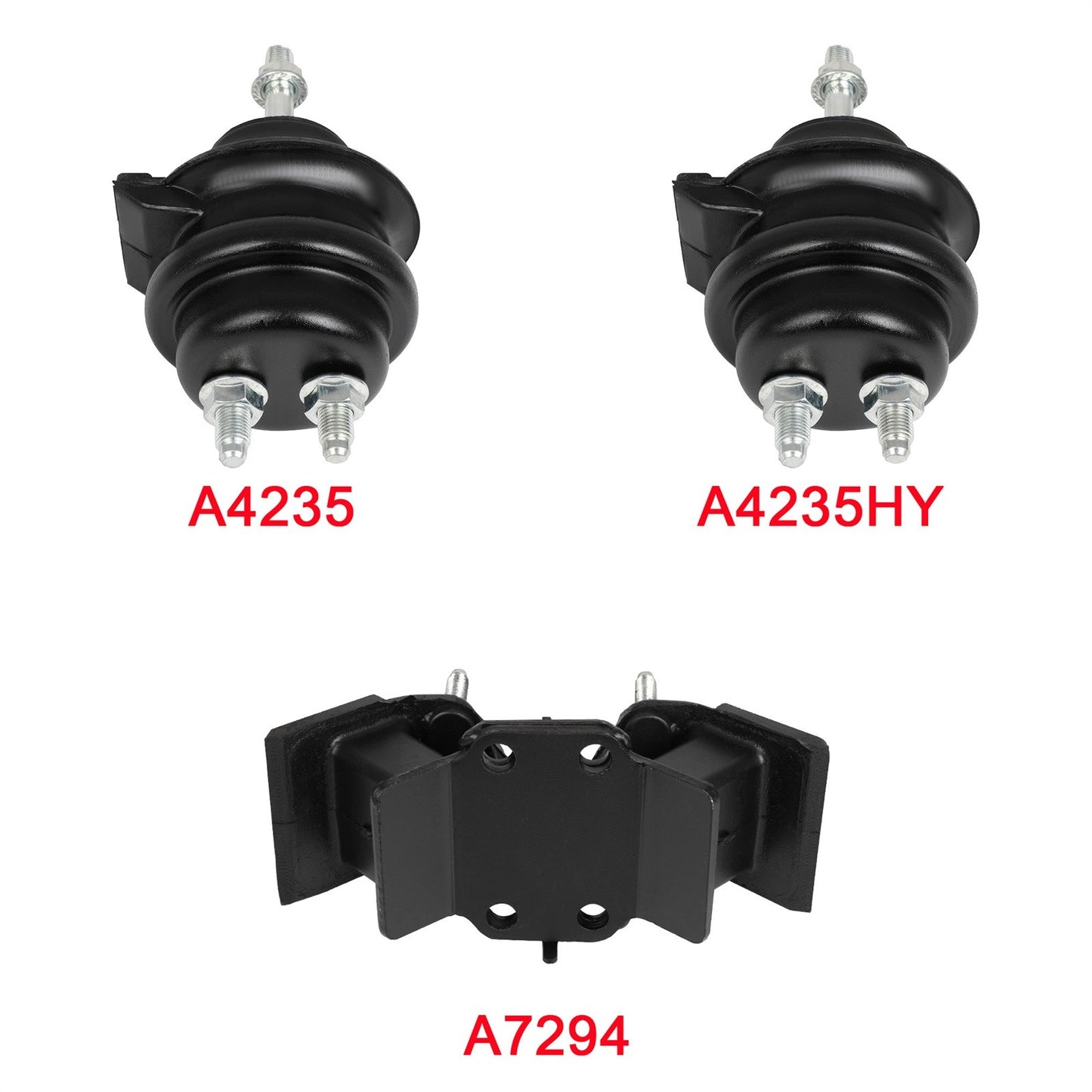 3Pcs Engine Motor Mount Fits Lexus GS300 1998-2005 A4235 A4235HY , Trans AT MT