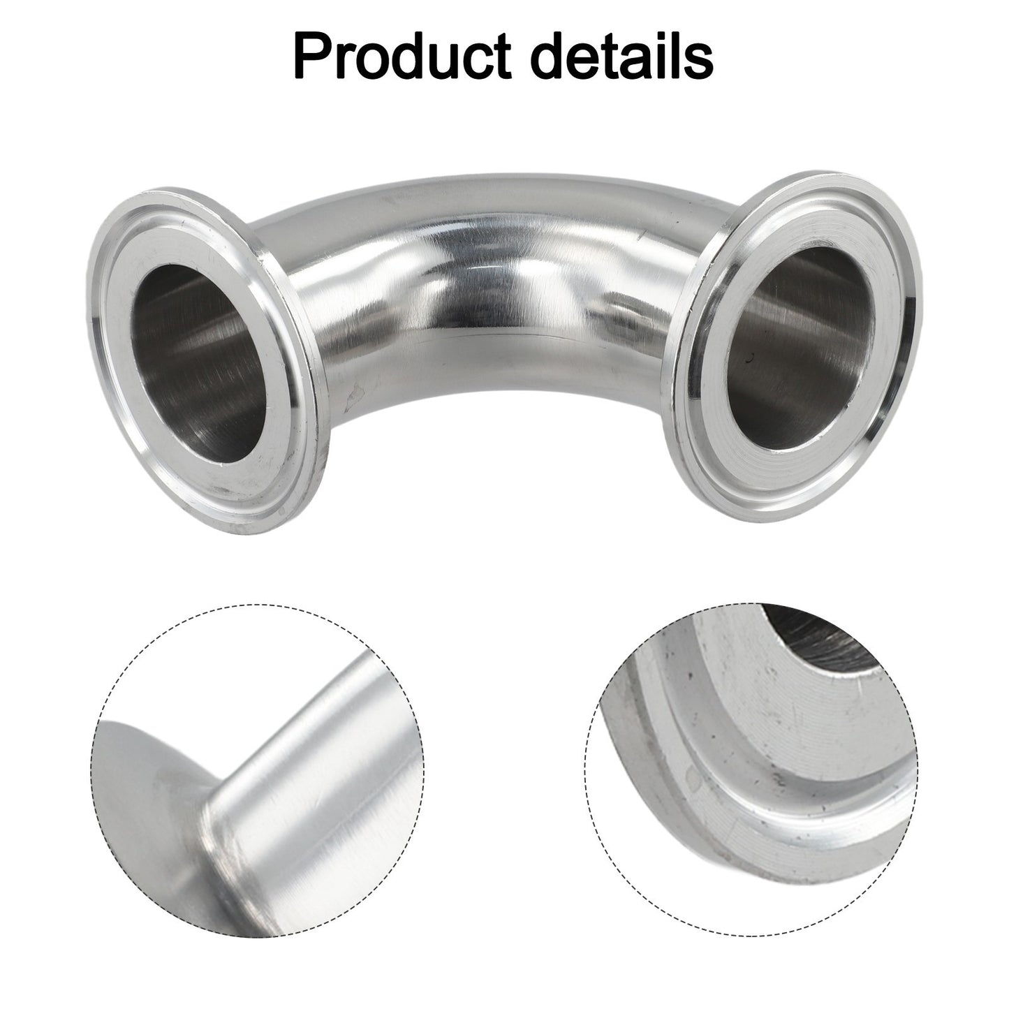 Sanitary Elbow Pipe Connector 90 Degree for Food and Beverage Industry